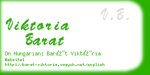 viktoria barat business card